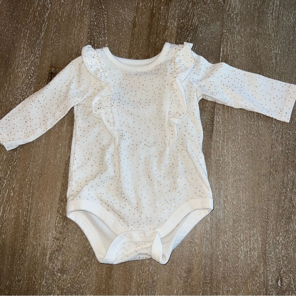 Gold Ruffle Onesie Cat & Jack